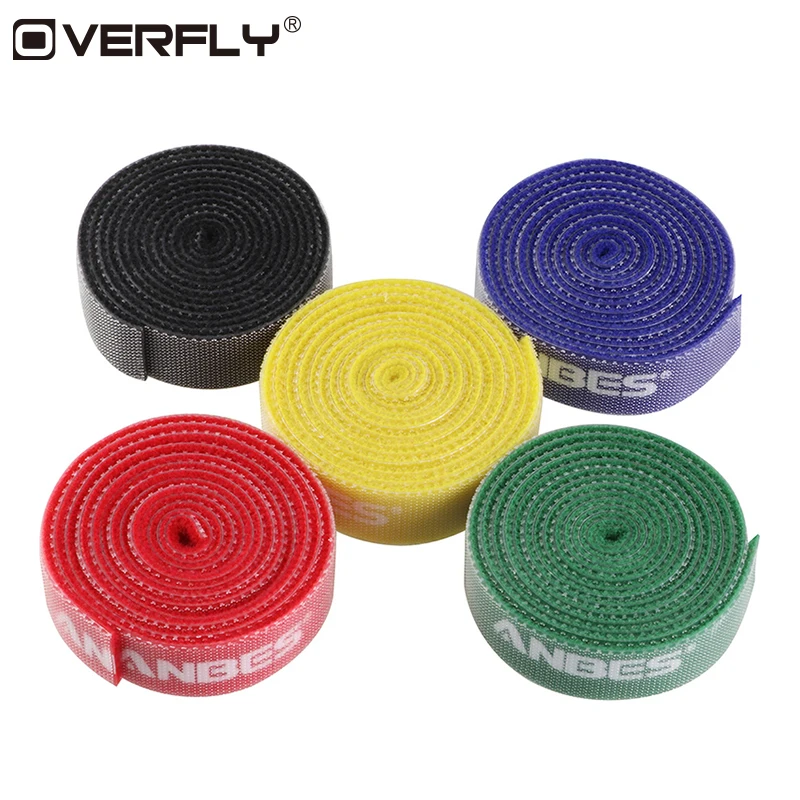 Overfly нейлон устройства для сматывания шнуров провода Организатор Eearphone держатель
