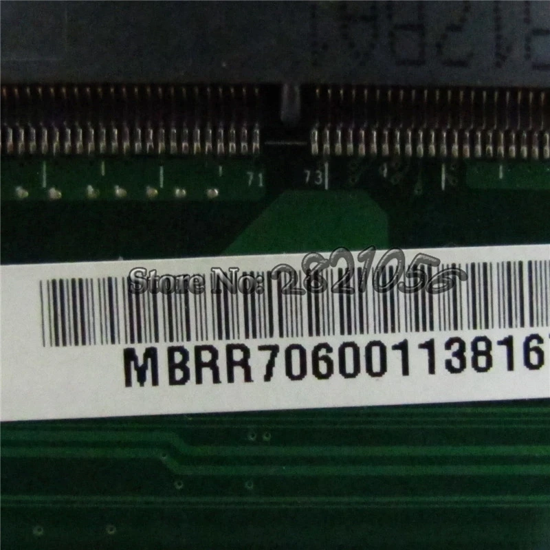 Материнская плата NOKOTION MBRR706001 MB.RR706.001 для ноутбука Acer aspire 5749 HM65 GMA HD 3000 DDR3 |