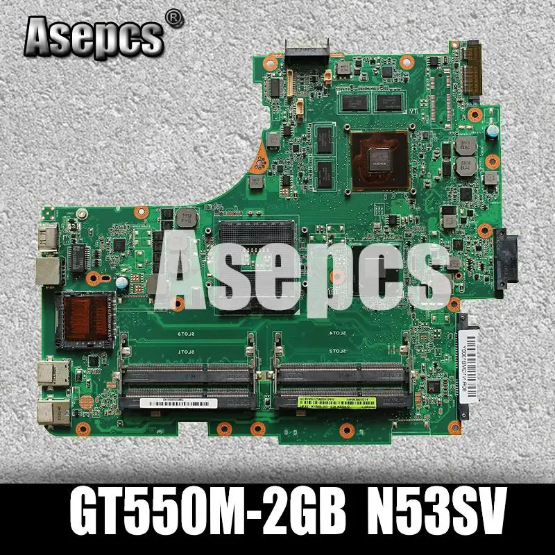 Asepcs N53SV материнская плата для ноутбука ASUS N53SN N53SM N53S N53 тест оригинальная GT50M