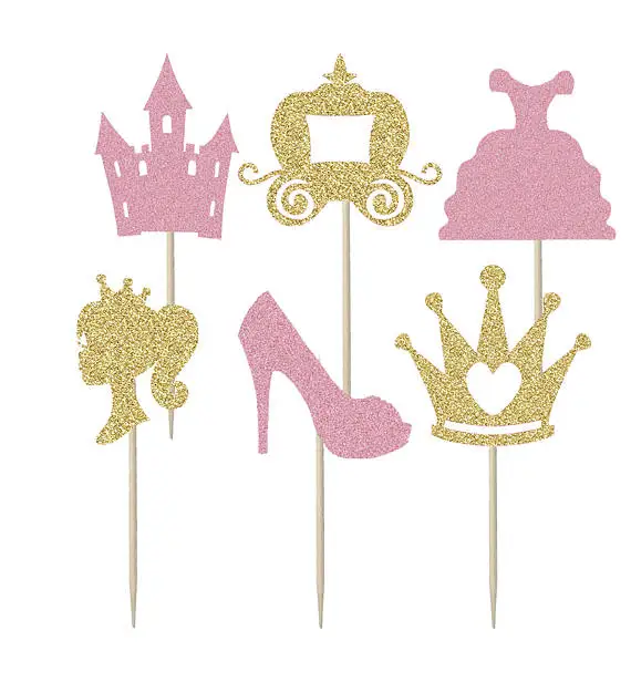 Glitter Princess set Birthday Cupcake Toppers baby shower baptism wedding Party Decor
Glitter Princess set Birthday Cupcake Toppers baby shower baptism wedding Party Decor