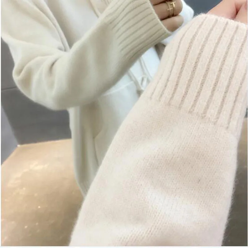 Hooded Sweater 2018 Women Autumn Winter Thicken korean female Pullover Knitted tops pockets Casual Loose students sweaters
Hooded Sweater 2018 Women Autumn Winter Thicken korean female Pullover Knitted tops pockets Casual Loose students sweaters