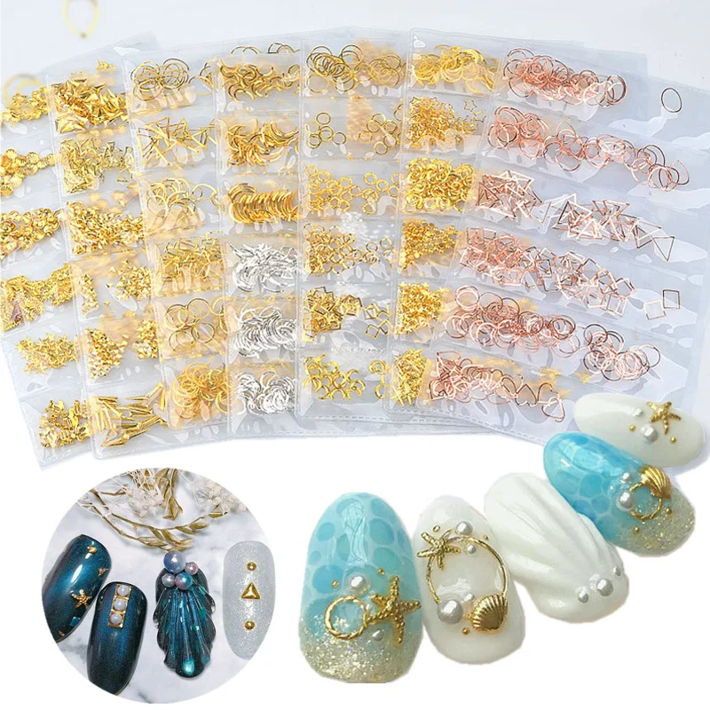 1Pack Mixed 3D DIY Hollow Metal Gold Silver Frame Nail Art Decorations Mix Rivet Manicure Accessories Sea Shell Slider Nail Stud
1Pack Mixed 3D DIY Hollow Metal Gold Silver Frame Nail Art Decorations Mix Rivet Manicure Accessories Sea Shell Slider Nail Stud