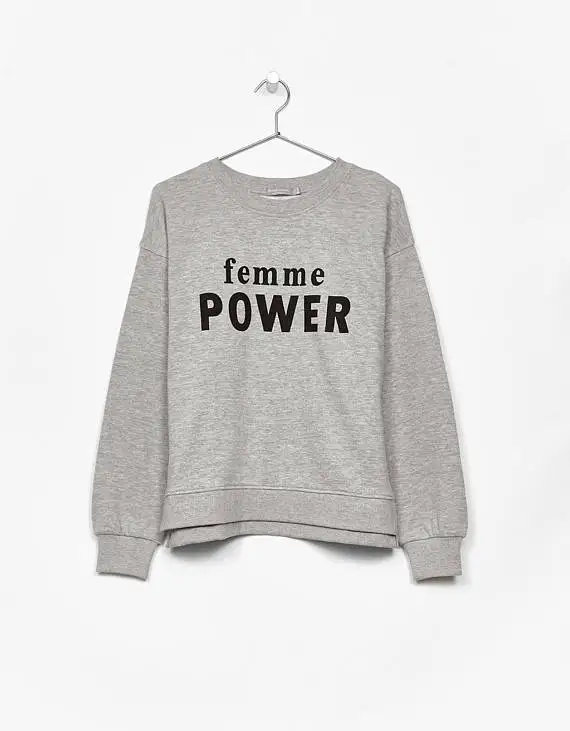 Sugarbaby Femme Power Sweatshirt female Feminist Cozy Sweatshirt Pullover Long Sleeve Fashion Tops Drop ship
Sugarbaby Femme Power Sweatshirt female Feminist Cozy Sweatshirt Pullover Long Sleeve Fashion Tops Drop ship