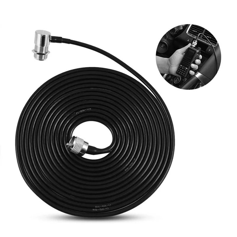 5M 16ft Feeder Cable for Car Transceiver Moblie Radio Extension Cable for Kenwood ICOM ALINCO Yaesu FT-1802M Car Radio Antenna
5M 16ft Feeder Cable for Car Transceiver Moblie Radio Extension Cable for Kenwood ICOM ALINCO Yaesu FT-1802M Car Radio Antenna