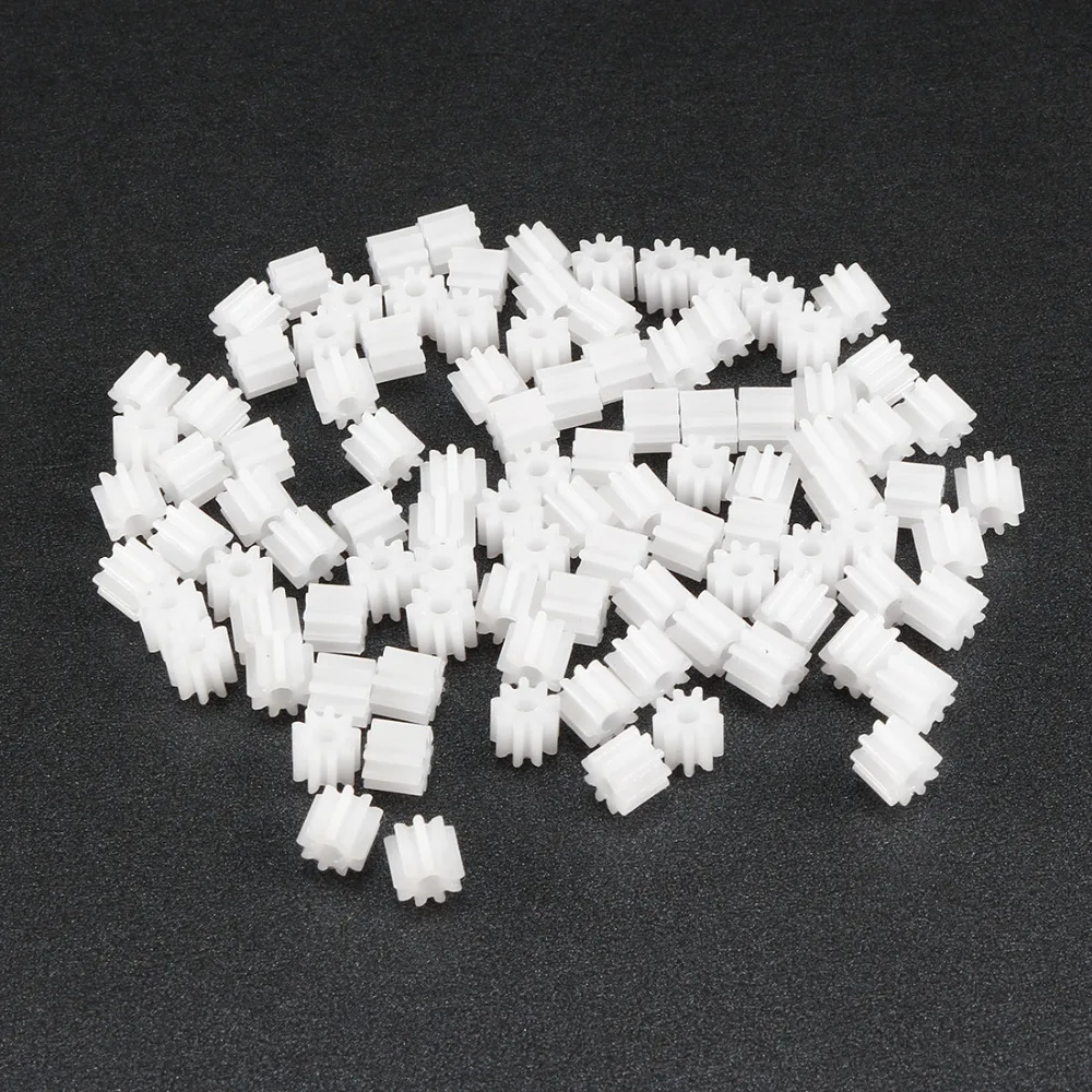 Uxcell 100Pcs OD5.5mm 9 Teeth Plastic Gear Modulus Aperture 2mm for DIY Car Robot Model Motor Toy Accessories 092A
Uxcell 100Pcs OD5.5mm 9 Teeth Plastic Gear Modulus Aperture 2mm for DIY Car Robot Model Motor Toy Accessories 092A