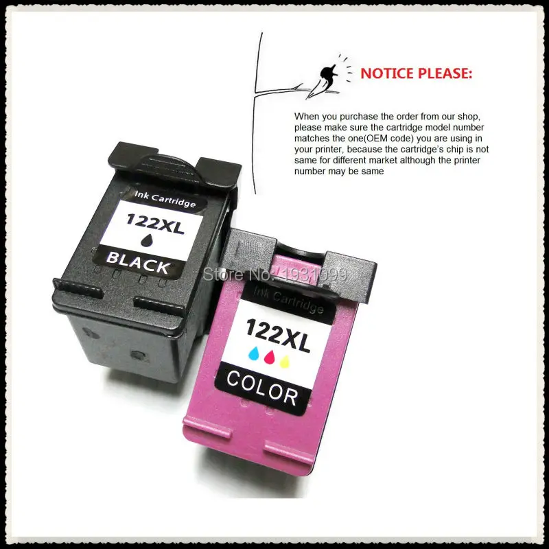YOTAT Remanufactured ink cartridge for HP122 HP122XL HP 122 for hp Deskjet 2512 2510 2050 3054A 2540 5530 printer
YOTAT Remanufactured ink cartridge for HP122 HP122XL HP 122 for hp Deskjet 2512 2510 2050 3054A 2540 5530 printer