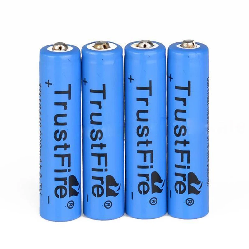 TrustFire 20 шт AAA 10440 600mAh 3 7 V литий-ионный аккумулятор синий | Электроника