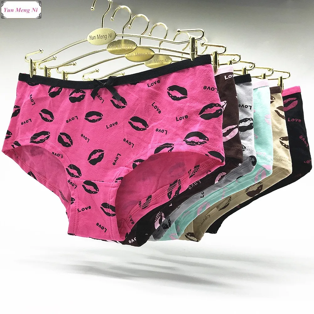 Hot Selling New Fashion Lips Print Cotton Ladies Underwear Women's Sexy Briefs Wholesale Girl Panties 89209
Hot Selling New Fashion Lips Print Cotton Ladies Underwear Women's Sexy Briefs Wholesale Girl Panties 89209