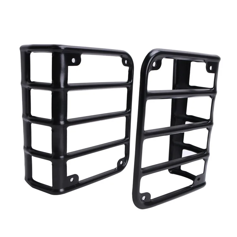 2PCS/Lot Black Metal Rear Tail Light Lamp Guards Set For Jeep Wrangler JK 2007-2016 Euro Taillight //
2PCS/Lot Black Metal Rear Tail Light Lamp Guards Set For Jeep Wrangler JK 2007-2016 Euro Taillight //