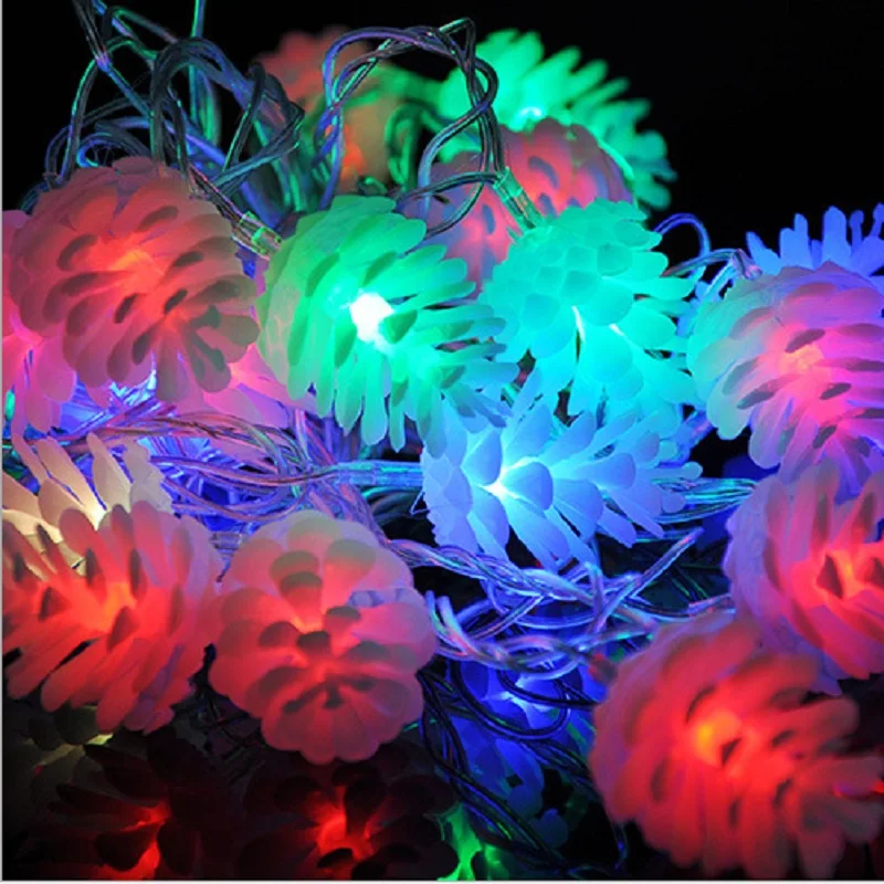 Holiday Light LED String Light 3m 20leds Colorful Pine Cone Christmas Tree Holiday Decoration Indoor Outdoor Fairy Light String
Holiday Light LED String Light 3m 20leds Colorful Pine Cone Christmas Tree Holiday Decoration Indoor Outdoor Fairy Light String