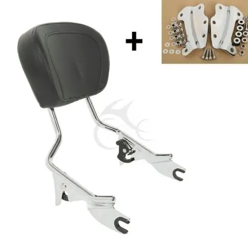 Motorcycle Sissybar Backrest Pad & 4 Point Docking Kit Fit For Harley Touring 2009-2013 12
Motorcycle Sissybar Backrest Pad & 4 Point Docking Kit Fit For Harley Touring 2009-2013 12