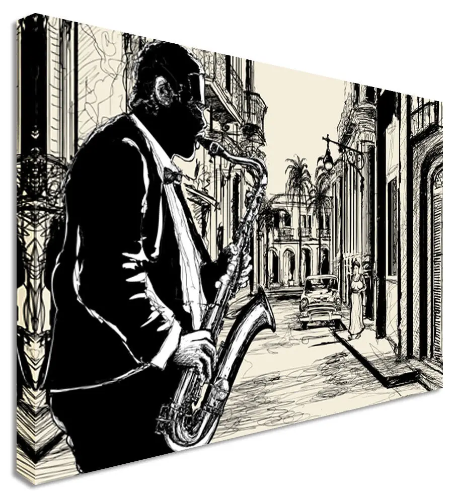 Большой холст фотографии Книги по искусству s Sax стены отпечатки печатать без