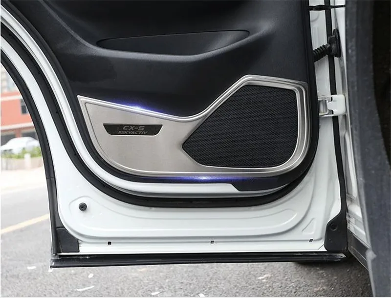 Protective pad High quality stainless steel car door anti kick mat For Mazda CX-5 2017 2018 2019 Second generation Car styling
Protective pad High quality stainless steel car door anti kick mat For Mazda CX-5 2017 2018 2019 Second generation Car styling