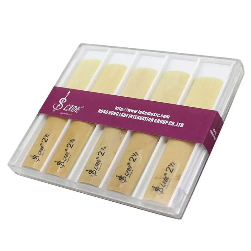 SLADE 10pcs/box SLade Tenor bB Saxophone Reeds 2-1/2 Bamboo Sax Reed Strength 2.5 Musical Instrument Parts & Accessories
SLADE 10pcs/box SLade Tenor bB Saxophone Reeds 2-1/2 Bamboo Sax Reed Strength 2.5 Musical Instrument Parts & Accessories
