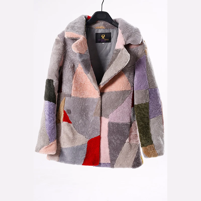 Genuine Fur Coats for Women Winter Fashion Sheepskin Wool Coat 2018 Female Patchwork Warm Fur Outwear Sheep Sheared Long Jacket
Genuine Fur Coats for Women Winter Fashion Sheepskin Wool Coat 2018 Female Patchwork Warm Fur Outwear Sheep Sheared Long Jacket