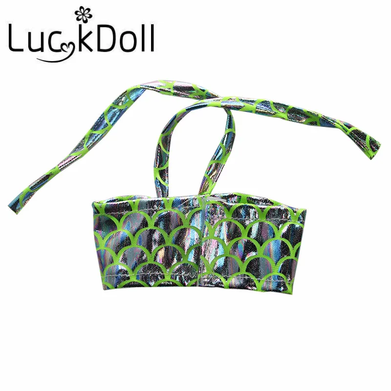 LUCKDOLL Camisole Crop Top Mermaid Fit 18Inch American43 CM BabyDoll Clothes Accessories, Girl's Toys, Generation, Birthday Gift
LUCKDOLL Camisole Crop Top Mermaid Fit 18Inch American43 CM BabyDoll Clothes Accessories, Girl's Toys, Generation, Birthday Gift