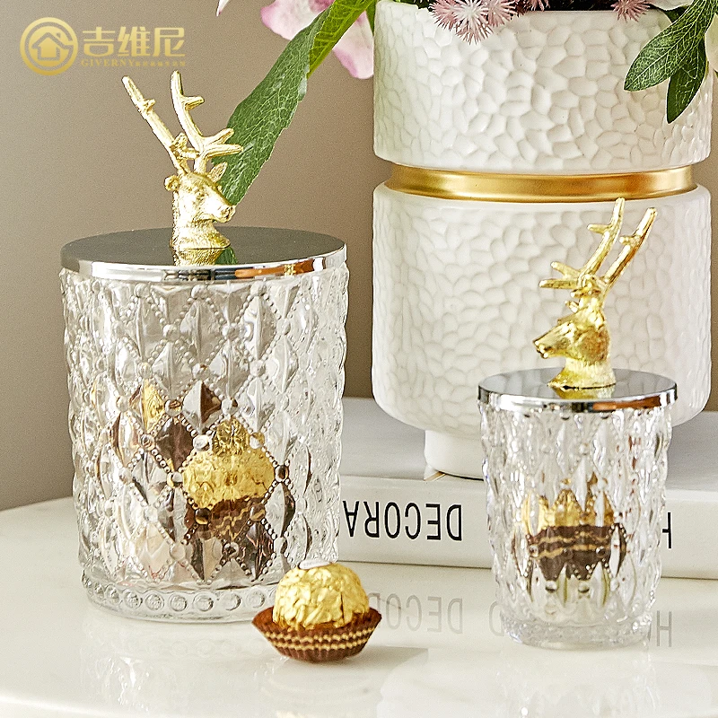 creative Glass storage tank statue Metal deer head storage jars home decor crafts room decoration objects office study figurines
creative Glass storage tank statue Metal deer head storage jars home decor crafts room decoration objects office study figurines