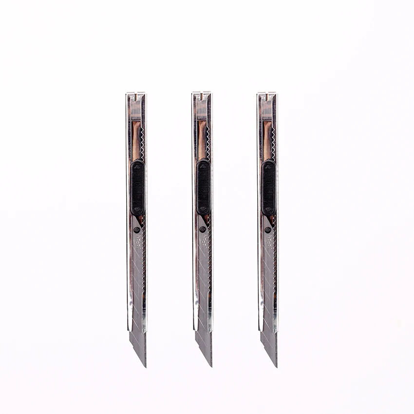 Office Cutter Students Utility Knife Snap Off Retractable Razor Blade Knife for School Stationery Supplies
Office Cutter Students Utility Knife Snap Off Retractable Razor Blade Knife for School Stationery Supplies