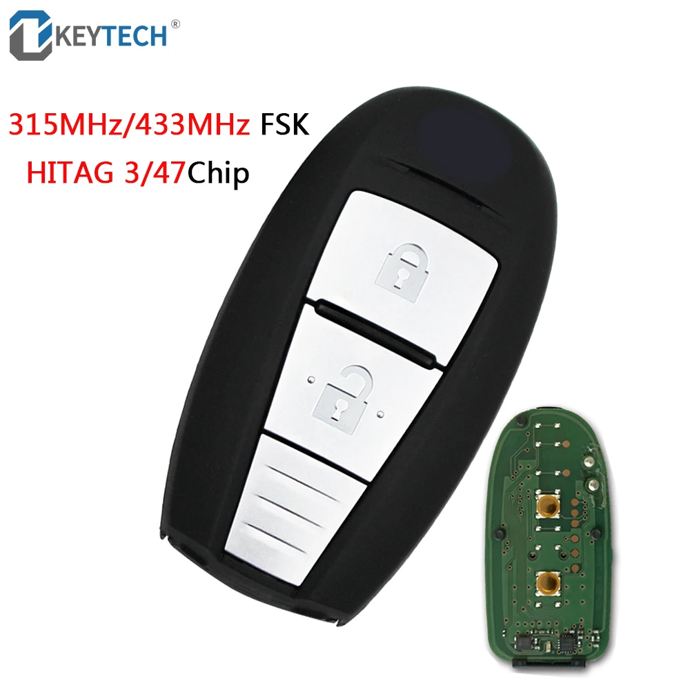 OkeyTech Remote Smart Key 315MHz 433MHz Fob for Suzuki SX4 Cross Vitara Swift With HITAG 3 47Chip No Emergency Key 2 Buttons
OkeyTech Remote Smart Key 315MHz 433MHz Fob for Suzuki SX4 Cross Vitara Swift With HITAG 3 47Chip No Emergency Key 2 Buttons
