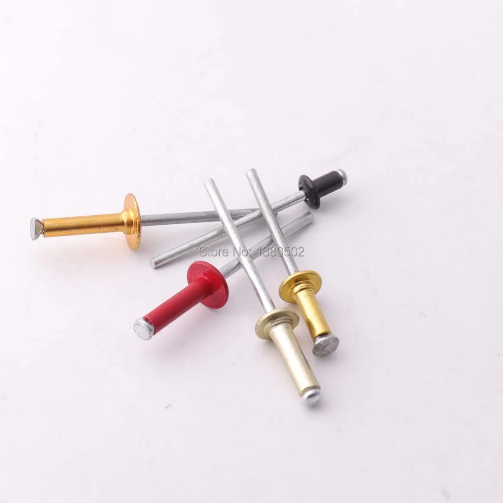 100pcs Aluminum Pop Blind Rivet Core Pulling Decoration Rivets / Nails mix color 40mm
100pcs Aluminum Pop Blind Rivet Core Pulling Decoration Rivets / Nails mix color 40mm