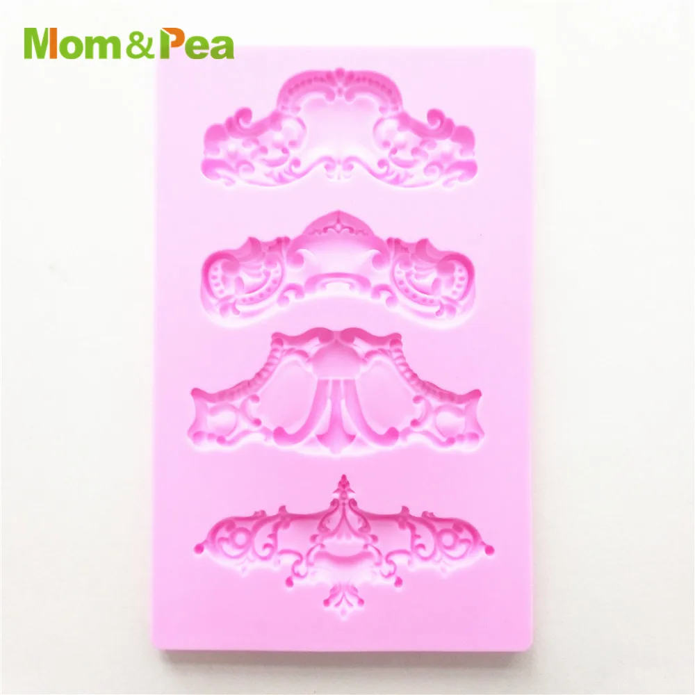 

Mom&Pea MPA2083 Deco Shaped Press Silicone Mold Cake Decoration Fondant Cake 3D Mold Food Grade