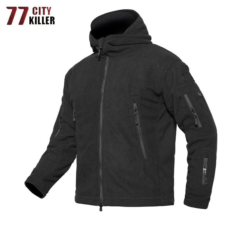 Spring Autumn Fleece Tactical Jacket Men Army Military Thermal Hooded Jackets Outwear Windproof Hunting Coats Asian Size S-4XL
Spring Autumn Fleece Tactical Jacket Men Army Military Thermal Hooded Jackets Outwear Windproof Hunting Coats Asian Size S-4XL
