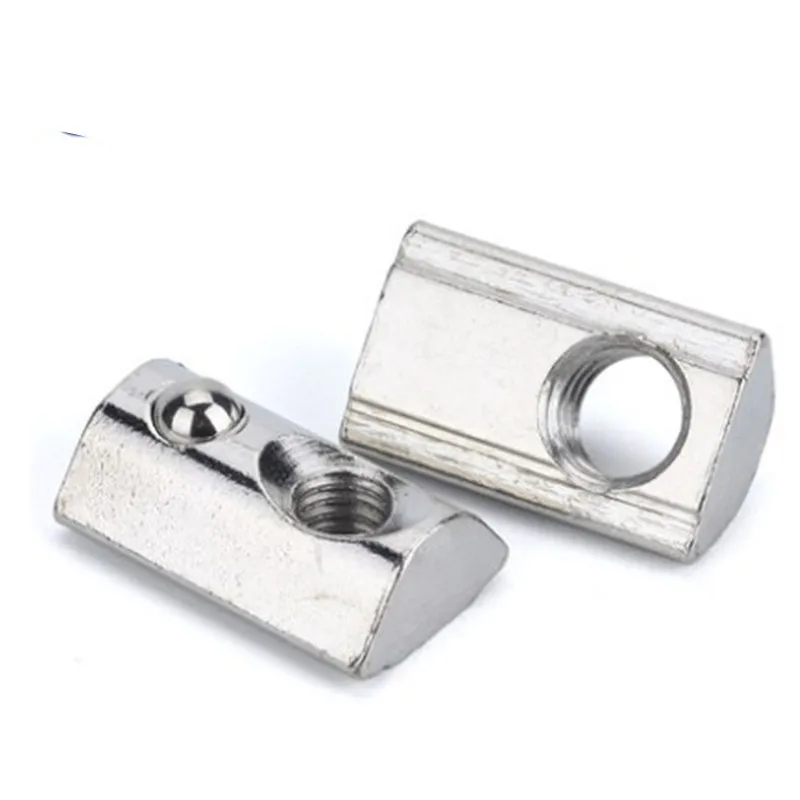 wholesale 500pcs 20 series M3 M4 M5 M6 T Spring Nut Half Round Elasticity Spring Nut Block for 2020 Aluminium Profile
wholesale 500pcs 20 series M3 M4 M5 M6 T Spring Nut Half Round Elasticity Spring Nut Block for 2020 Aluminium Profile