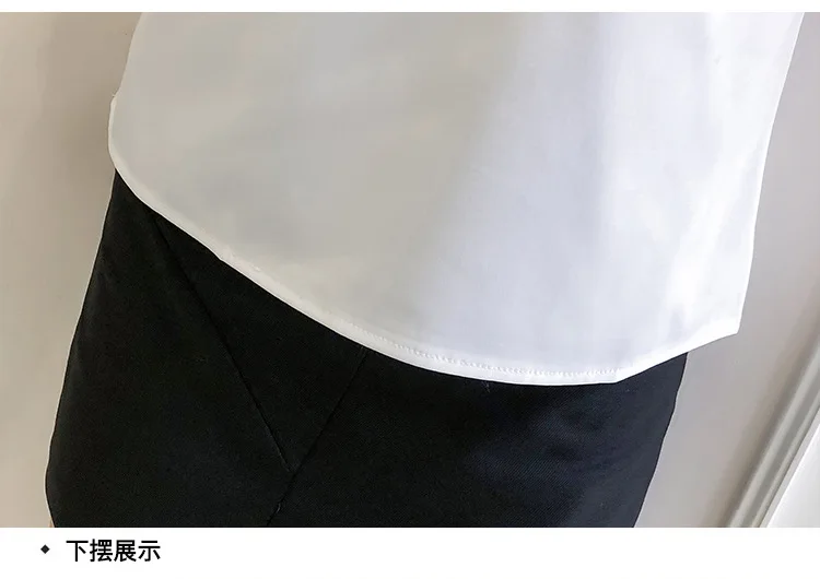 Fashion Polyester Chiffon Blouse Women Casual Shirt Half-Sleeve Patchwork V-neck Blusas Mujer Female Vintage Elegant White Tops
Fashion Polyester Chiffon Blouse Women Casual Shirt Half-Sleeve Patchwork V-neck Blusas Mujer Female Vintage Elegant White Tops
