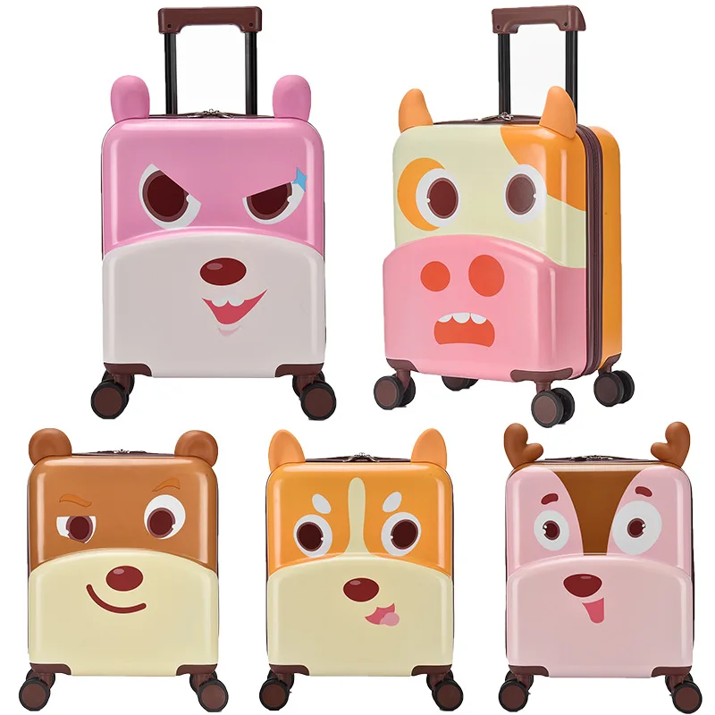 New 18 Inch3D Cartoon Cute Animal Kids Abs +PC Rolling Luggage Spinner Children Boarding Suitcases Trolley Travel Bag Student
New 18 Inch3D Cartoon Cute Animal Kids Abs +PC Rolling Luggage Spinner Children Boarding Suitcases Trolley Travel Bag Student