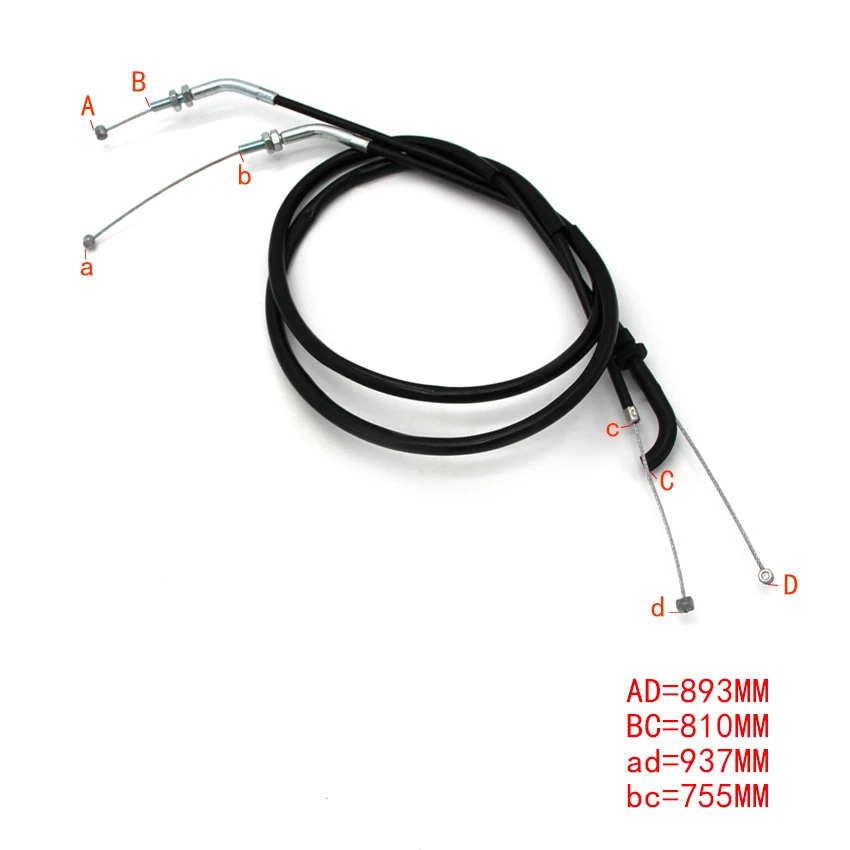 Throttle Cable For Kawasaki EX250 EX300 ER250 ER300 Ninja Z250 Z300 300 250R ABS Accelerator Cable Wire Line Spare Parts
Throttle Cable For Kawasaki EX250 EX300 ER250 ER300 Ninja Z250 Z300 300 250R ABS Accelerator Cable Wire Line Spare Parts