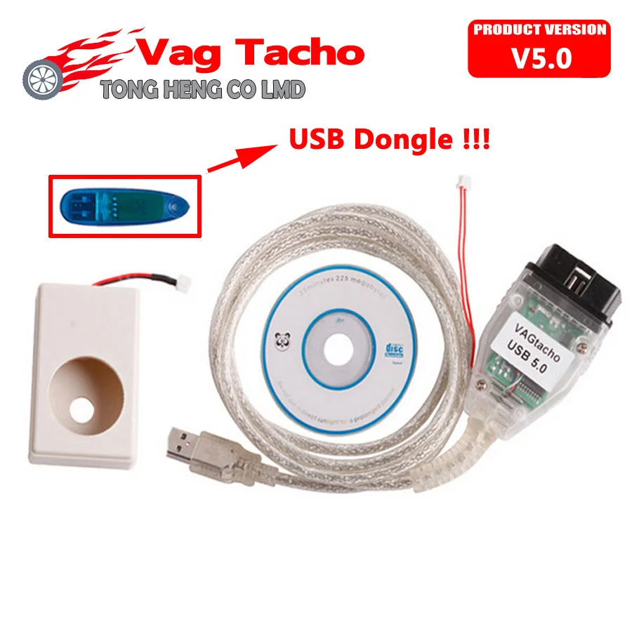 Фото Новинка V5.0 Va g Tacho 5 0 Профессиональный инструмент для настройки чипа ECU USB VAGtacho NEC MCU