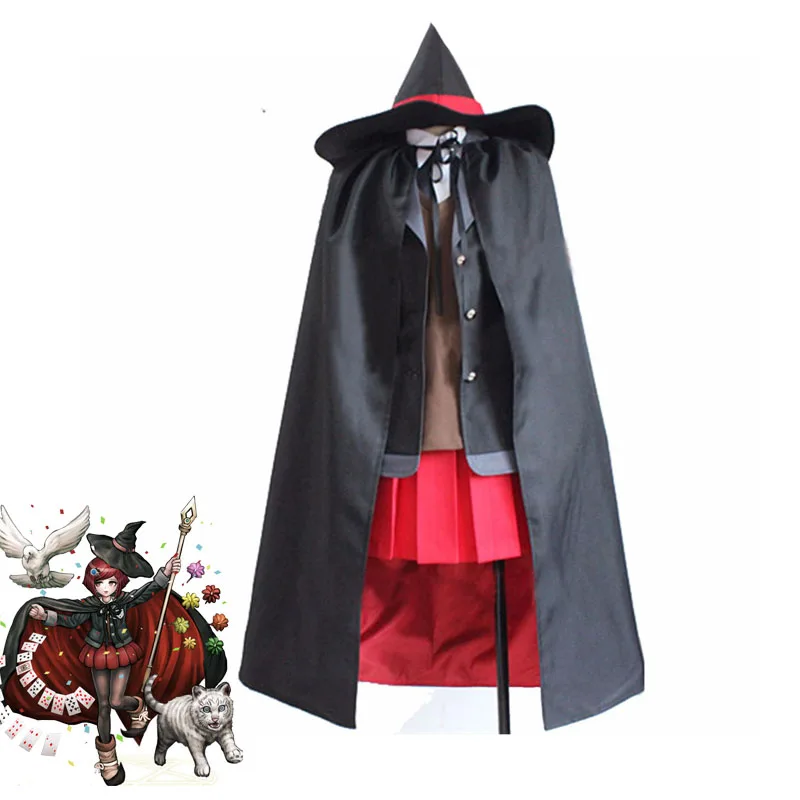 Аниме Danganronpa Yumeno Himiko Косплей Хэллоуин женская форма пальто + рубашка + жилет + юбка + шляпа + плащ на заказ
Аниме Danganronpa Yumeno Himiko Косплей Хэллоуин женская форма пальто + рубашка + жилет + юбка + шляпа + плащ на заказ
