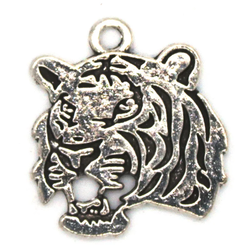 200pcs 25*27MM diy jewelry Accessories bronze silver color vintage punk animal tiger pendant for necklace making CH0174
200pcs 25*27MM diy jewelry Accessories bronze silver color vintage punk animal tiger pendant for necklace making CH0174