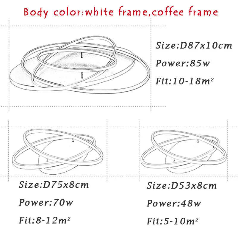 New Arrival Modern Led Ceiling Light For Living room Bedroom Kitchen Lamp Surface Mountting Led Ceiling Lamp White&Coffee Frames
New Arrival Modern Led Ceiling Light For Living room Bedroom Kitchen Lamp Surface Mountting Led Ceiling Lamp White&Coffee Frames