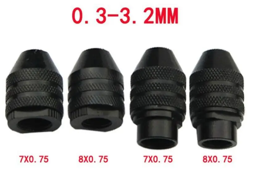 Electric Grinding Accessories Small Electro-grinding Clamp for Soft Shaft Mini three-jaw drill chuck M7/M8x0.75mm NO.B1356
Electric Grinding Accessories Small Electro-grinding Clamp for Soft Shaft Mini three-jaw drill chuck M7/M8x0.75mm NO.B1356