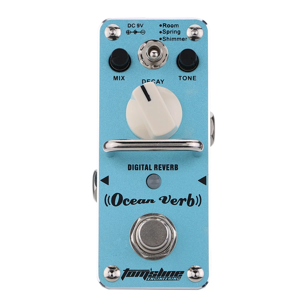 AOV-3 Guitar Pedal Ocean Verb Digital Reverb Electric Guitar Effect Pedal Mini Single Effect with True Bypass Guitar Parts
AOV-3 Guitar Pedal Ocean Verb Digital Reverb Electric Guitar Effect Pedal Mini Single Effect with True Bypass Guitar Parts