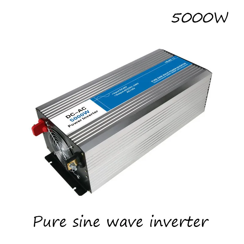

DC-AC 5000 Вт Инвертор немодулированного синусоидального сигнала от 12 В до 220 В, преобразователи напряжения, Автономный электрический источник ...