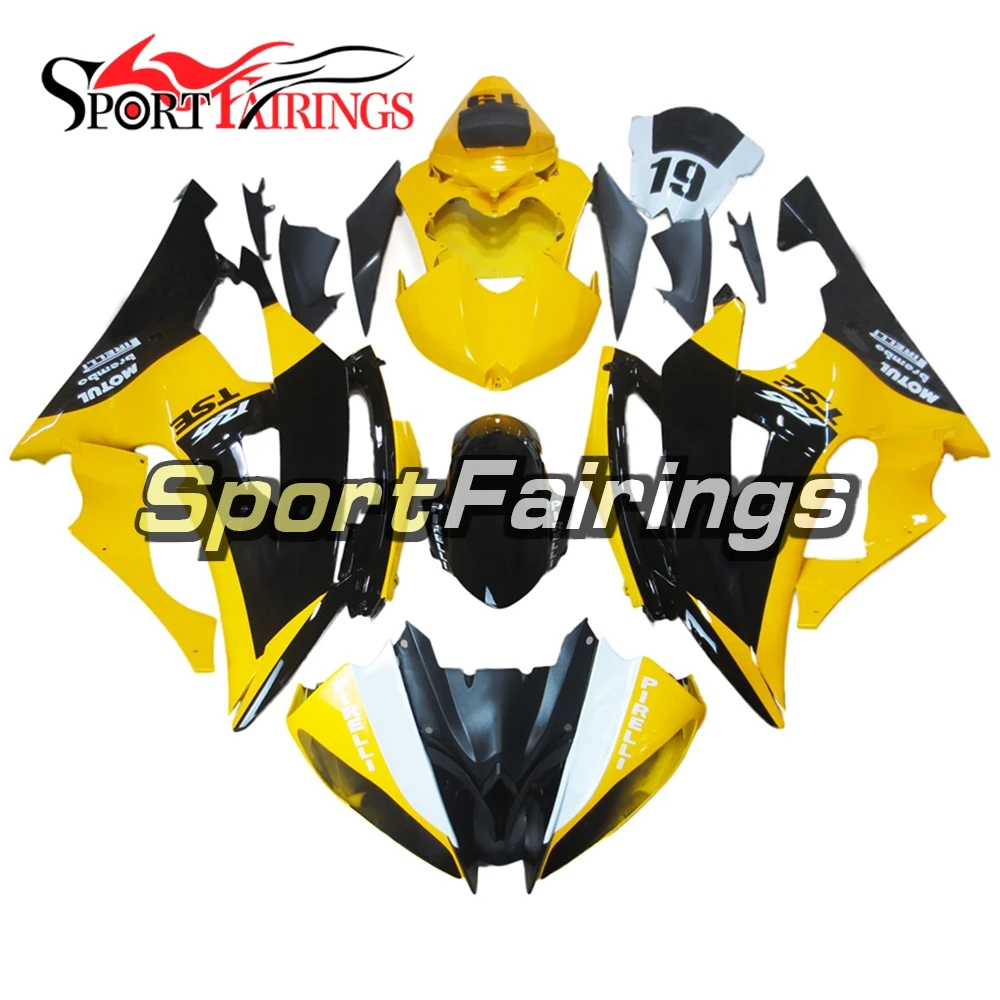 Black Yellow Body Kits for Yamaha YZF-600 R6 2008 2016 08 09 10 11 12 13 14 15 16 ABS Plastic Injection Hulls Body Frames Covers
Black Yellow Body Kits for Yamaha YZF-600 R6 2008 2016 08 09 10 11 12 13 14 15 16 ABS Plastic Injection Hulls Body Frames Covers