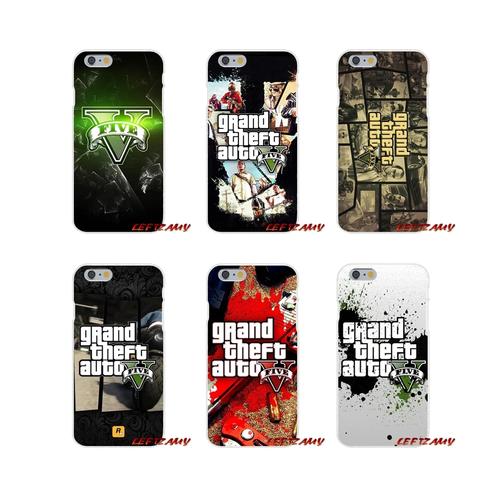 Аксессуары Чехлы для телефона Grand Theft Auto Gta Логотип Motorola Moto G LG Spirit G2 G3 Mini G4 G5 K4 K7 K8 K10