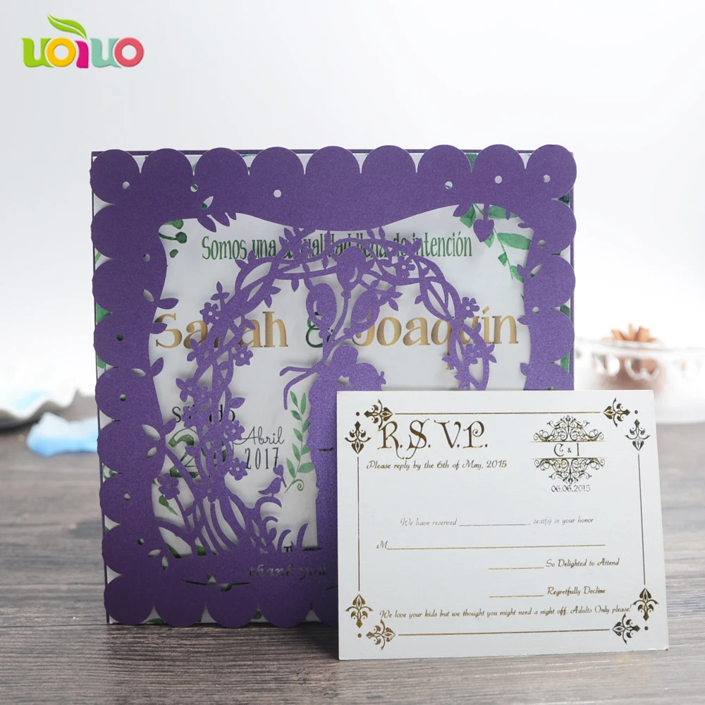 purple Laser Cut Bride and Groom Marriage Wedding Invitations Cards Greeting Cards 3D Cards Postcard Event Party Supplies
purple Laser Cut Bride and Groom Marriage Wedding Invitations Cards Greeting Cards 3D Cards Postcard Event Party Supplies
