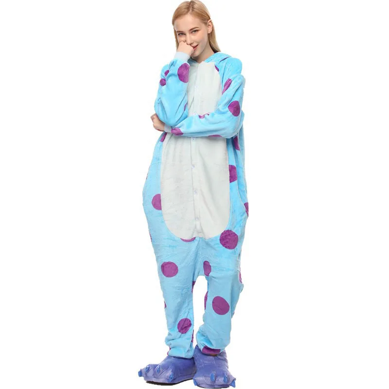 Kigurumi Monster Blue Women Pajamas Sets Winter Flannel Cute Animal Pajamas Women Cartoon Cosplay Onesies Costume Sleepwear
Kigurumi Monster Blue Women Pajamas Sets Winter Flannel Cute Animal Pajamas Women Cartoon Cosplay Onesies Costume Sleepwear