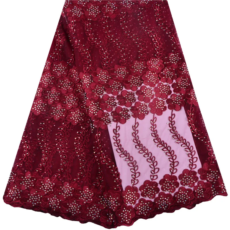 Red High Quality Sequins French Tulle Lace Fabric Hot Selling African Net Lace Fabric For Woman Wedding Party Dress S1398
Red High Quality Sequins French Tulle Lace Fabric Hot Selling African Net Lace Fabric For Woman Wedding Party Dress S1398