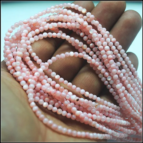 Wholesale 130pcs Pink Shell Beads Round Ball Mother Of Pearl Ball Size 3MM Blue Pink DIY Craft Jewelry Findings
Wholesale 130pcs Pink Shell Beads Round Ball Mother Of Pearl Ball Size 3MM Blue Pink DIY Craft Jewelry Findings