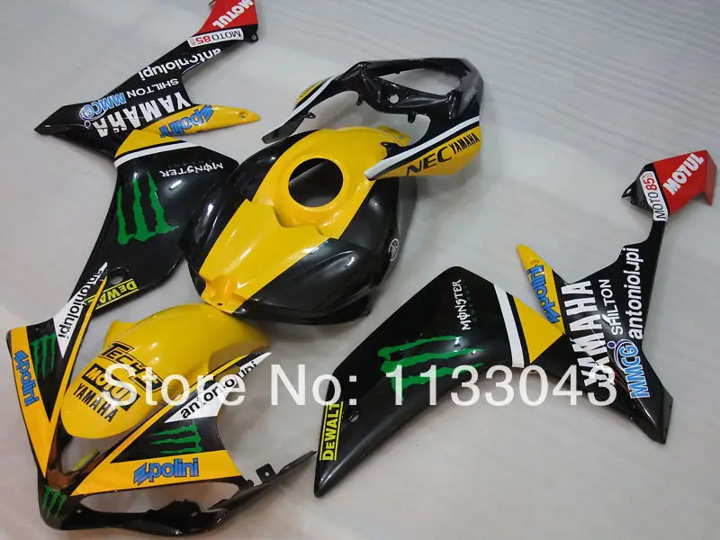 100%NEW yellow black fairing kit for Yamaha YZF R1 07 08 YZF-R1 07-08 YZF1000 R1 07 08 YZF R1 2007 2008 #XX44 fairing kits +tank
100%NEW yellow black fairing kit for Yamaha YZF R1 07 08 YZF-R1 07-08 YZF1000 R1 07 08 YZF R1 2007 2008 #XX44 fairing kits +tank