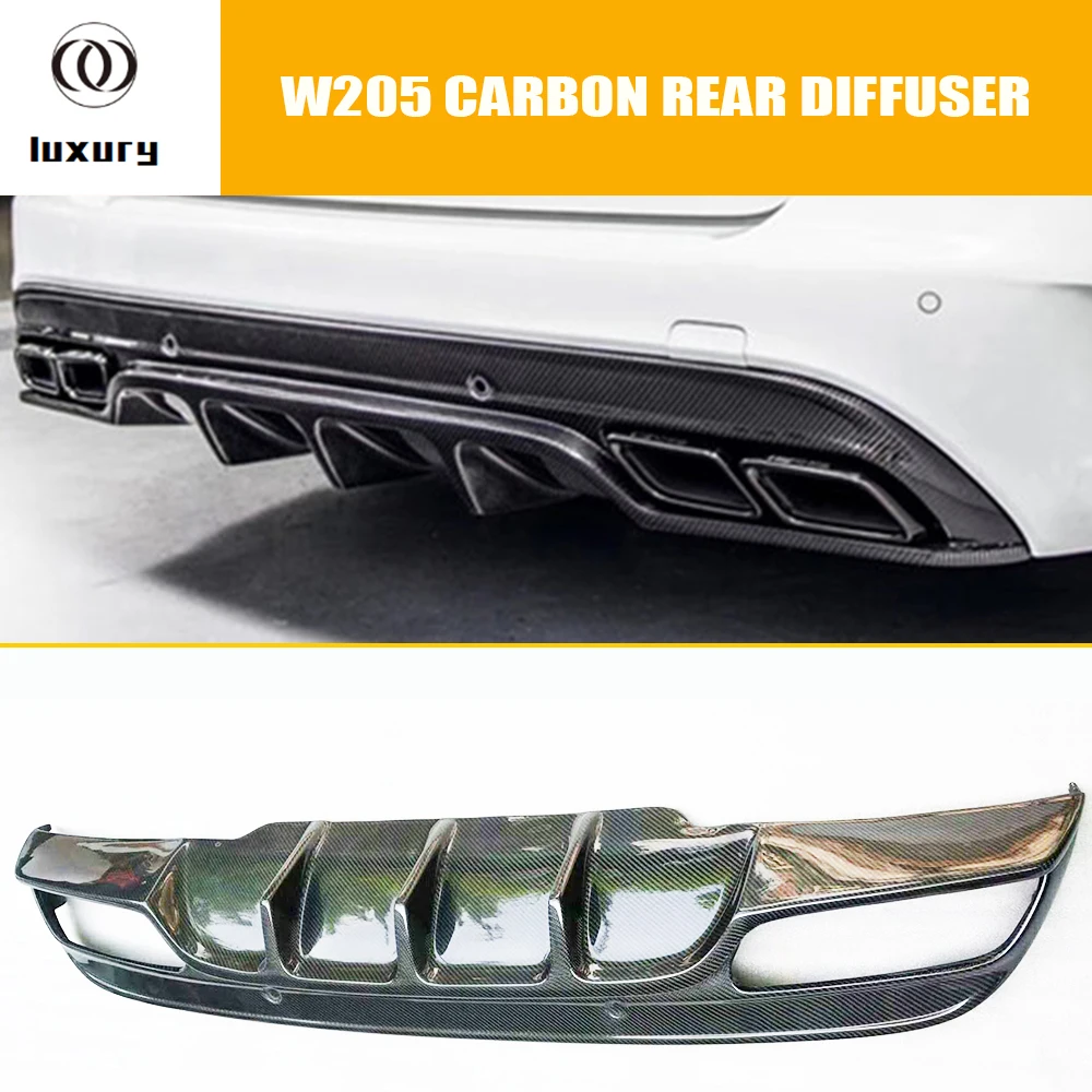 FD Style Carbon Fiber Rear Bumper Diffuser for Benz W205 Sedan S205 Wagon C180 C200 C300 C43 C63 with AMG Package 2015 - 2021
FD Style Carbon Fiber Rear Bumper Diffuser for Benz W205 Sedan S205 Wagon C180 C200 C300 C43 C63 with AMG Package 2015 - 2021