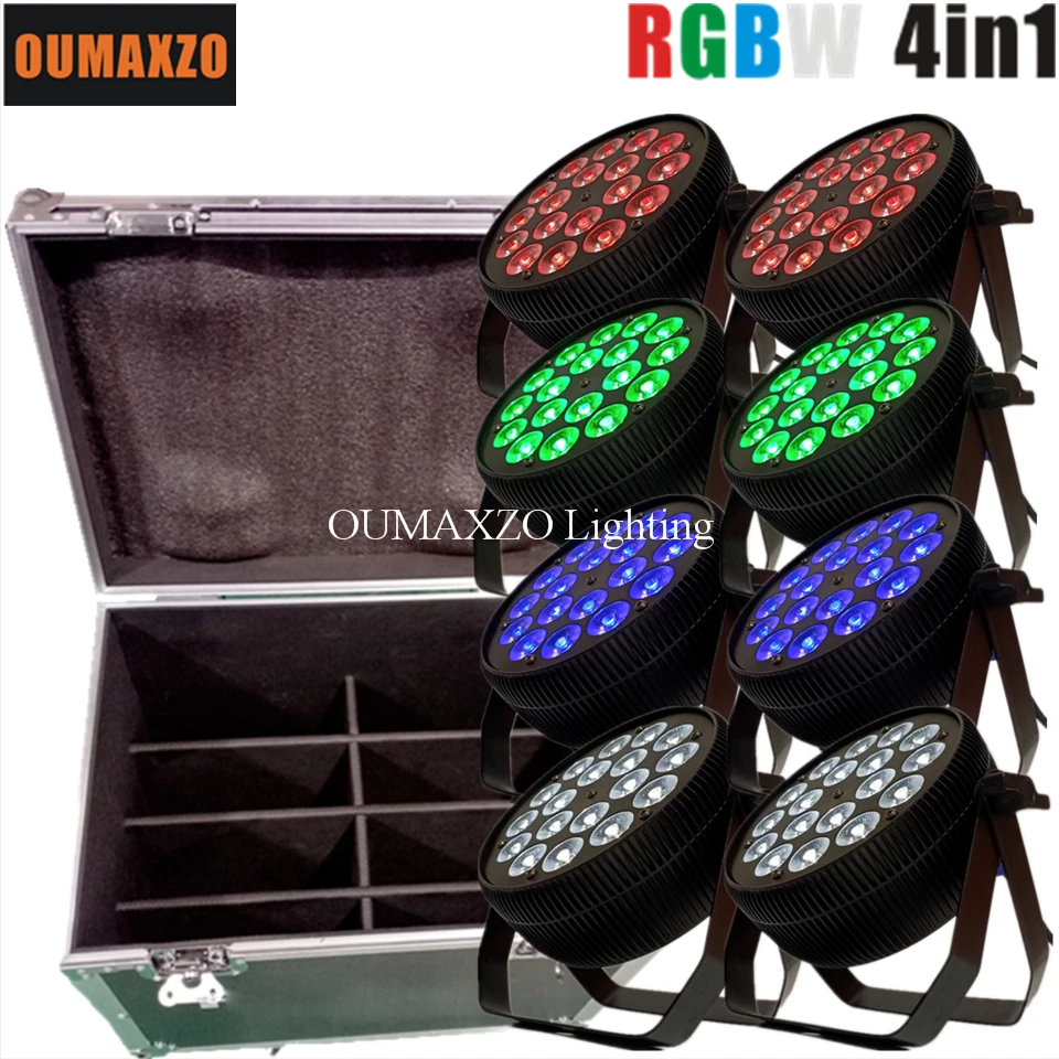 8pcs/lot&flightcase new flat slim par64 led lighting lamp 18x12w RGBW 4in1 stage led par light Led Lamp Stage Decorative Light
8pcs/lot&flightcase new flat slim par64 led lighting lamp 18x12w RGBW 4in1 stage led par light Led Lamp Stage Decorative Light