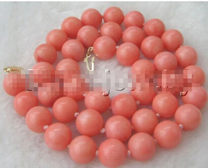 Free shipping >>@ >818 Gorgeous AAAA 17" 10mm natural perfect round pink shell necklace
Free shipping >>@ >818 Gorgeous AAAA 17" 10mm natural perfect round pink shell necklace