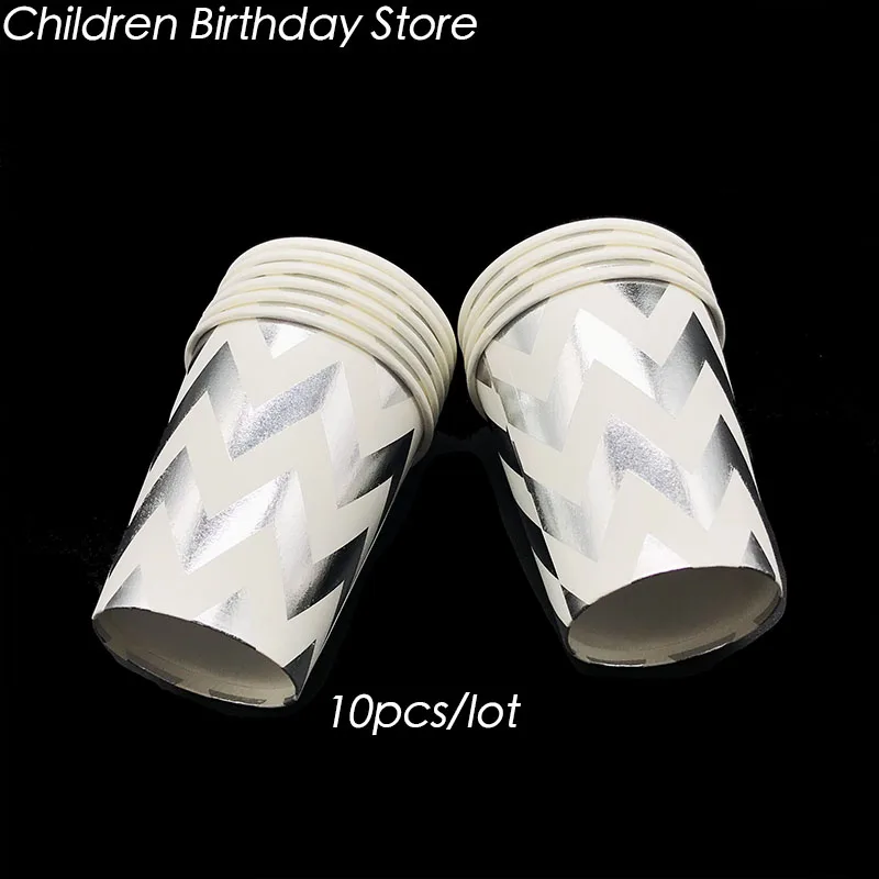 10pcs/lot Silver Foil Chevron disposable cups V shape birthday party decorations Chevron theme disposable paper cups
10pcs/lot Silver Foil Chevron disposable cups V shape birthday party decorations Chevron theme disposable paper cups