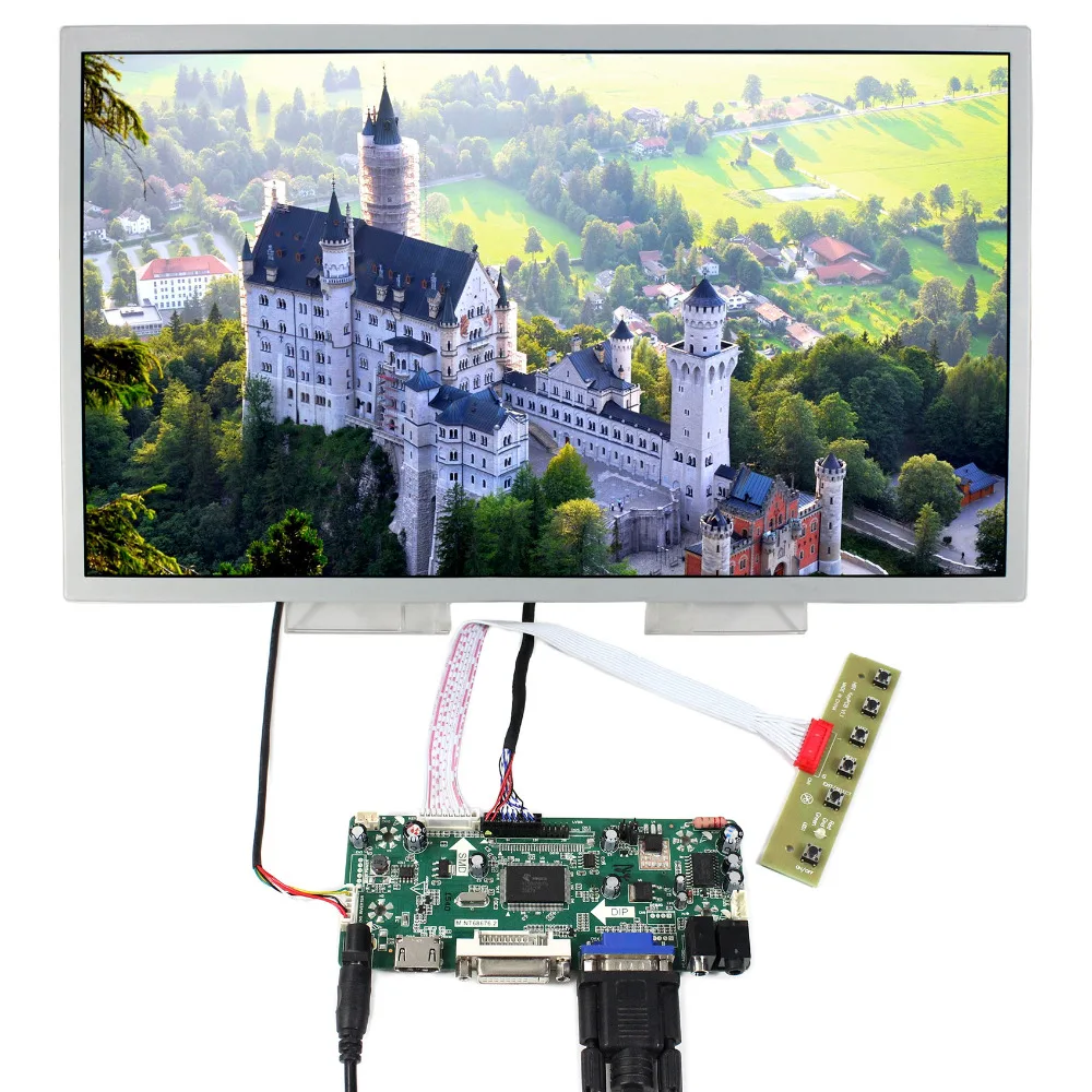 HD MI DVI VGA Audio LCD Controller Board With 15.6" LQ156T3LW02 1366x768 IPS LCD Screen
HD MI DVI VGA Audio LCD Controller Board With 15.6" LQ156T3LW02 1366x768 IPS LCD Screen
