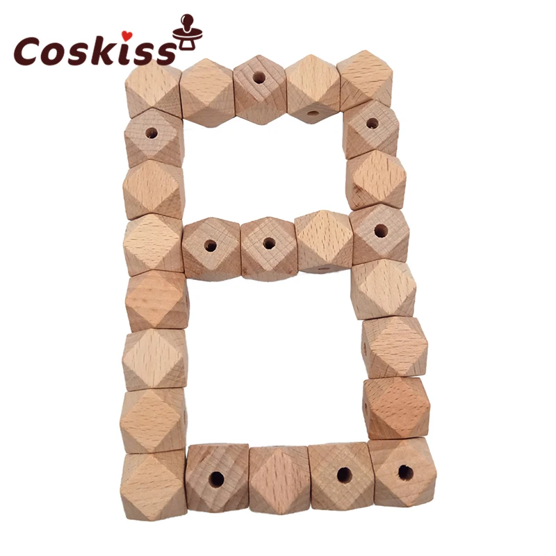 40pcs Beech Wood Bead Unfinished Natural 14mm Geometric hexagonal Wooden Beads For DIY Baby Teether Nacklace
40pcs Beech Wood Bead Unfinished Natural 14mm Geometric hexagonal Wooden Beads For DIY Baby Teether Nacklace